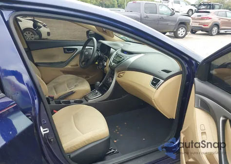 2013 Hyundai Elantra Gls z USA, uszkodzony, nr VIN 5NPDH4AE4DH169930